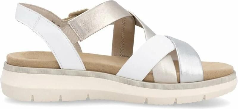 Remonte Sandalen Elisabeth Hurley-Collection sleehak zomerschoen sandaal met kruisbandage