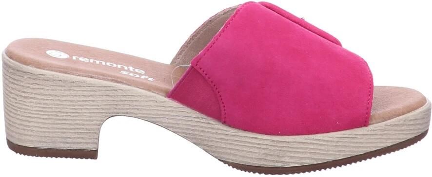 Remonte Slippers ELLE-Collection blokhak zomerschoen slippers decoratieve gesp elle-collectie - Foto 3