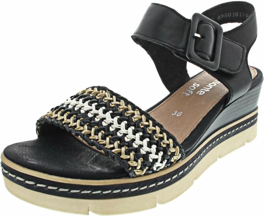 Remonte D2L55 03 dames sandalen zwart - Foto 3
