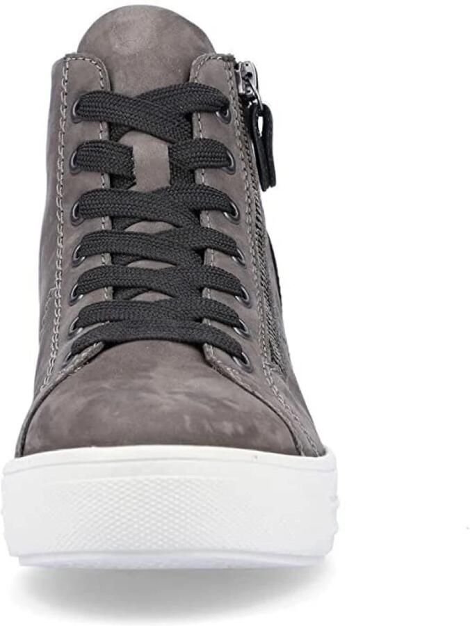 Remonte Hoge sneaker met verschillende sluitingen Antraciet - Foto 2