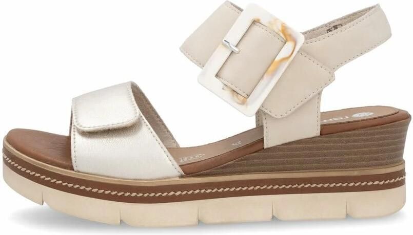 Remonte Leren Dames Sandalen Beige