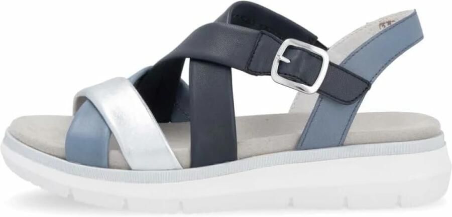 Remonte Sandalen Elisabeth Hurley-Collection sleehak zomerschoen sandaal met kruisbandage