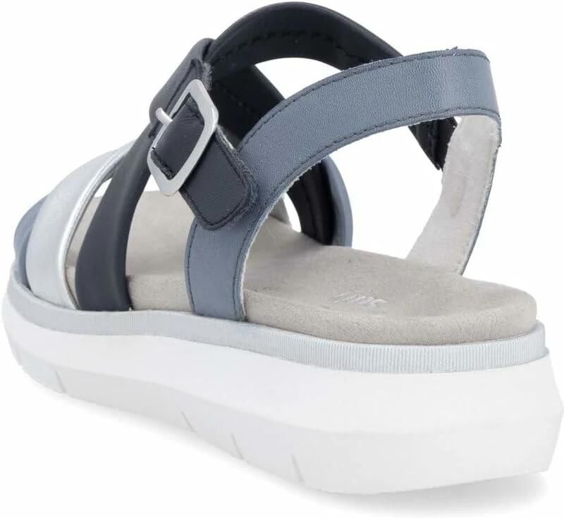Remonte Sandalen Elisabeth Hurley-Collection sleehak zomerschoen sandaal met kruisbandage - Foto 5