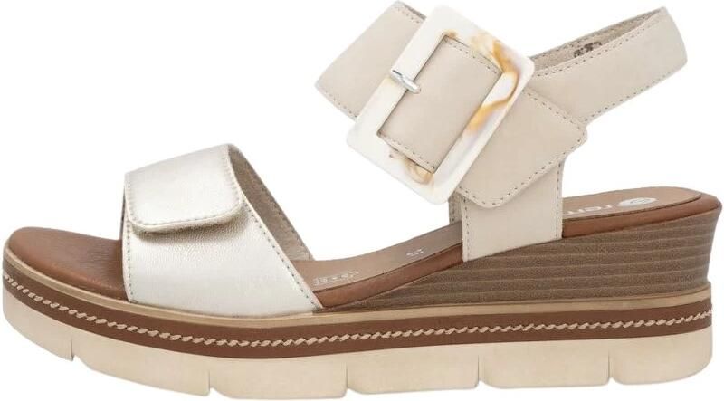 Remonte Leren Sandalen Beige - Foto 2