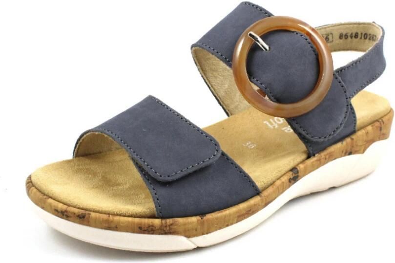 Remonte Sandalen sleehak sandaal zomerschoen met uitneembaar voetbed - Foto 4