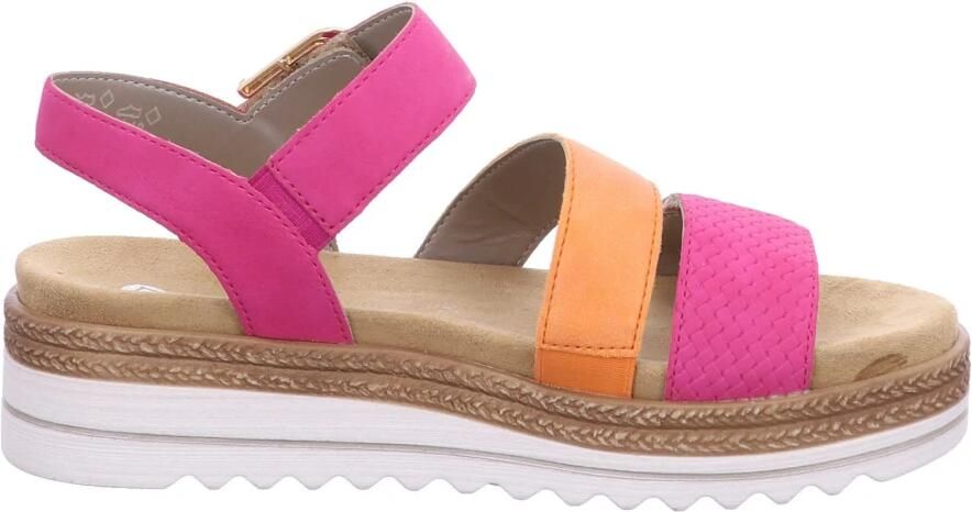 Remonte Sleehaksandaaltjes sleehak zomerschoenen sandalen in vegan verwerking - Foto 6