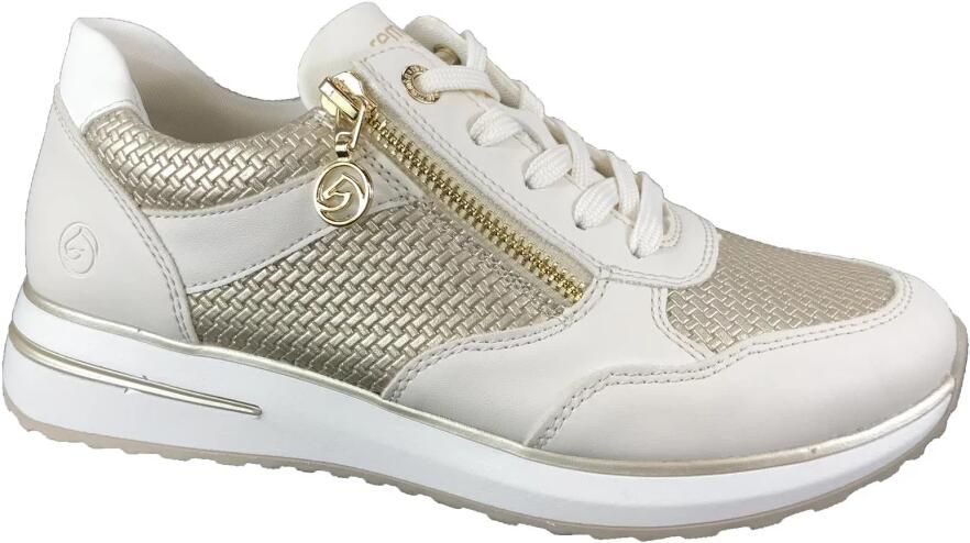Remonte D1G08-60 Sneakers Beige Leer Dames Beige - Foto 4