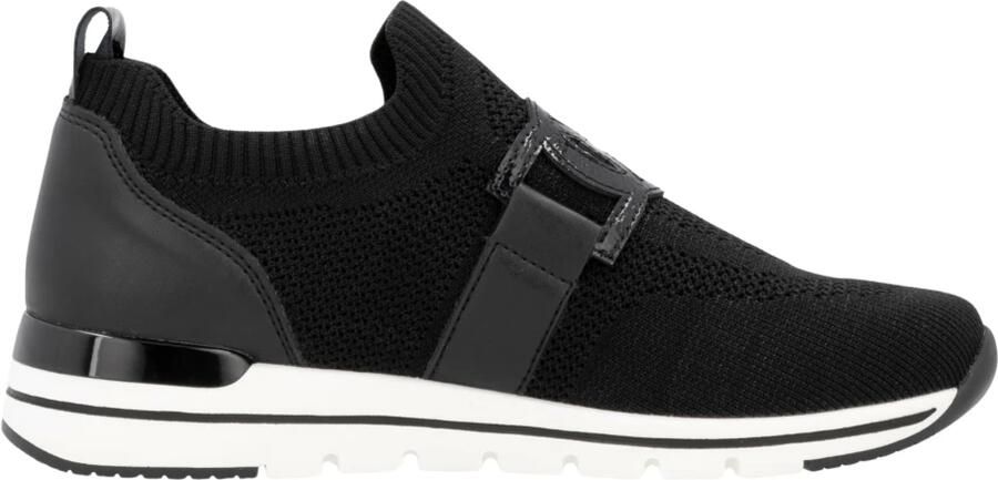 Remonte Slip-on sneakers vrijetijdsschoen lage schoen slipper met elastische band aan de schacht