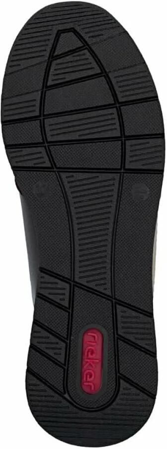 Rieker Sneakers laag stone grey bourgogne - Foto 15