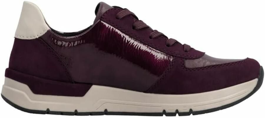 Rieker Sneakers laag stone grey bourgogne - Foto 14
