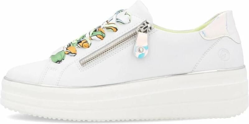Remonte Plateausneakers vrijetijdsschoen lage schoen veterschoen met zijrits