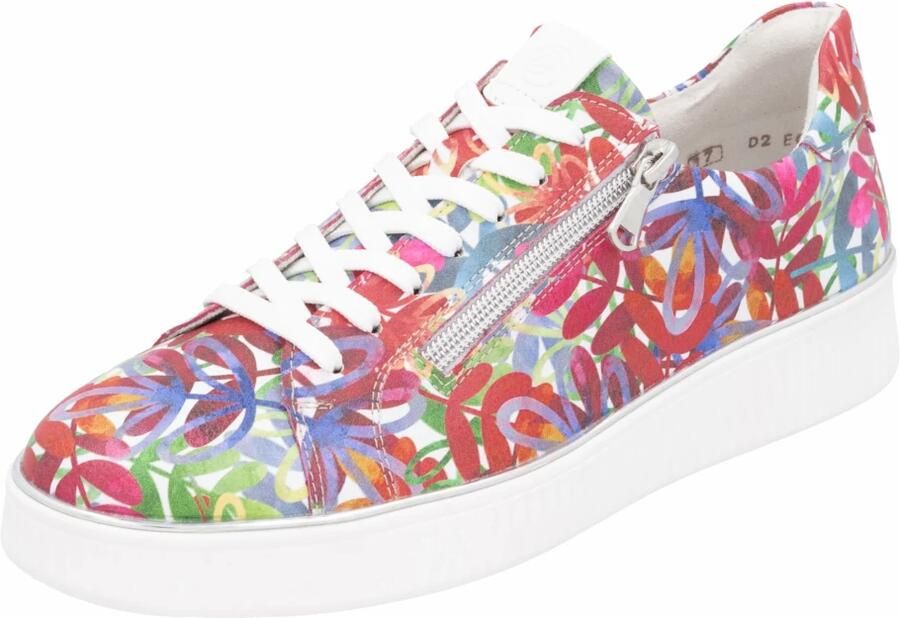 Remonte Plateausneakers vrijetijdsschoen lage schoen veterschoen met gevoerde schacht - Foto 2