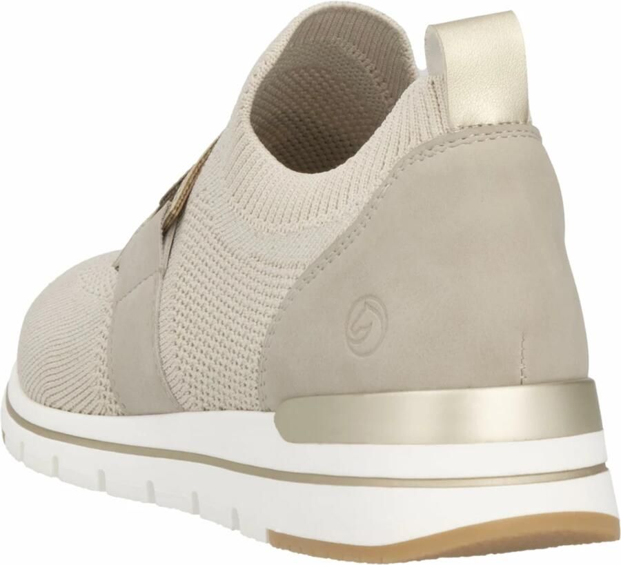 Remonte Slip-on sneakers vrijetijdsschoen lage schoen slipper met elastische band aan de schacht