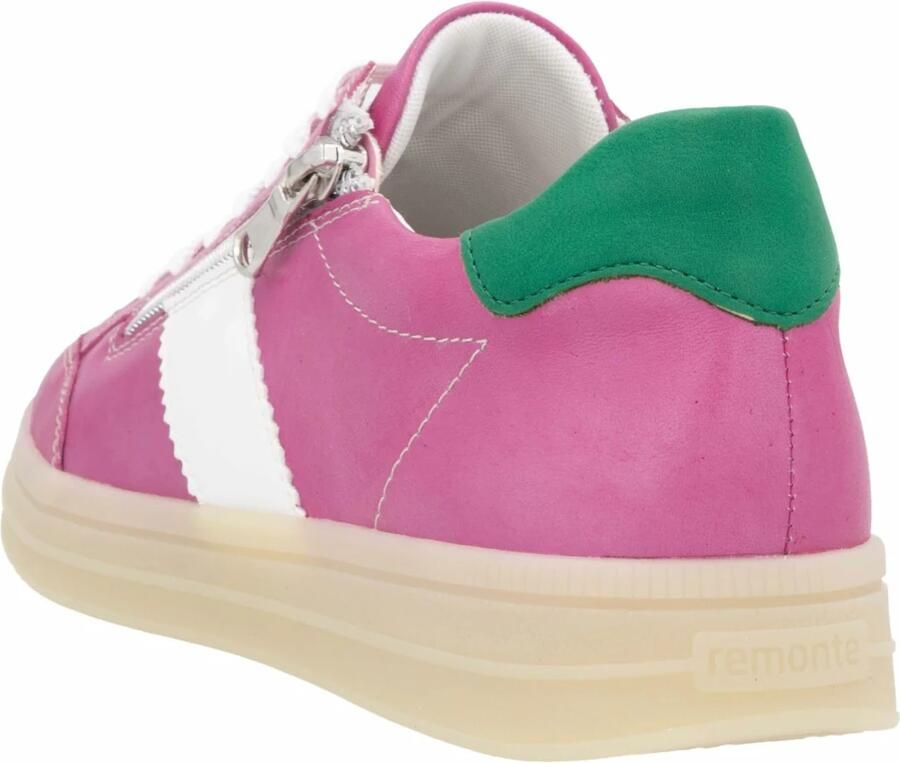 Remonte Plateausneakers Elisabeth Hurley-Collection vrijetijdsschoen lage schoen veterschoen met extra rits