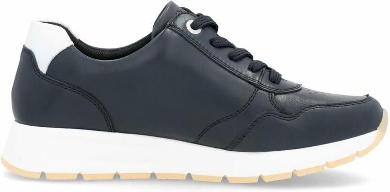 Remonte Sneakers met sleehak vrijetijdsschoen lage schoen veterschoen met zijrits - Foto 3