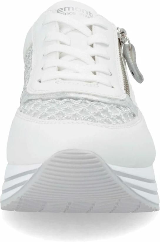 Remonte Plateausneakers vrijetijdsschoen lage schoen veterschoen vegan contrastafwerking - Foto 2