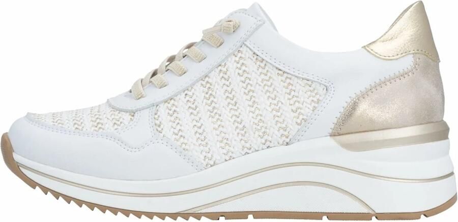 REMONTE Sneakers laag beige ecru wit