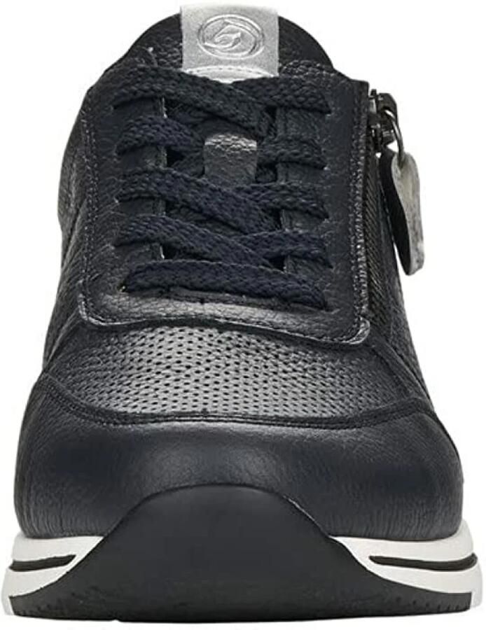 Remonte Sneakers met sleehak met gepolsterde voetbed vrijetijdsschoen lage schoen veterschoen - Foto 3