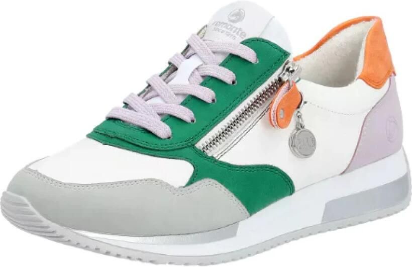 Remonte Kleurrijke Sneaker voor Dames met Zachte Voering Multicolor