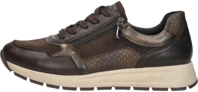 Remonte Sneakers Laag Sneakers Laag donkerbruin - Foto 5