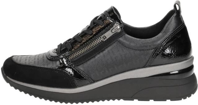 Remonte Sneakers Laag Veterschoenen Laag zwart - Foto 2