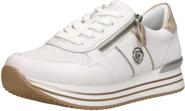 Remonte Plateausneakers vrijetijdsschoen lage schoen veterschoen met zijrits - Foto 13
