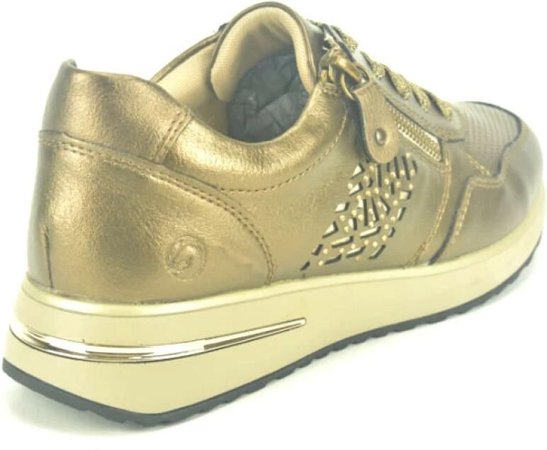 Remonte Stijlvolle Brons Runner Sneakers