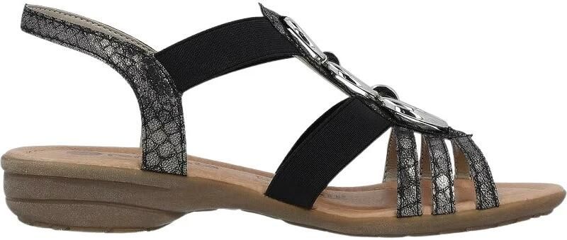 Remonte Sandalen sleehak zomerschoen sandaal met elastische banden - Foto 2