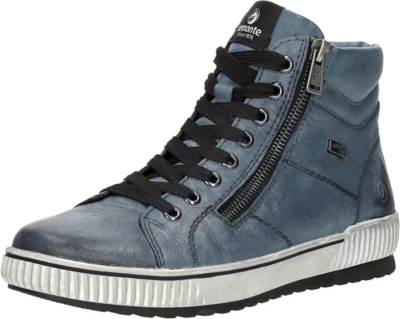 Remonte Veterschoenen platform lace-up ankle boots in crash look - Foto 6