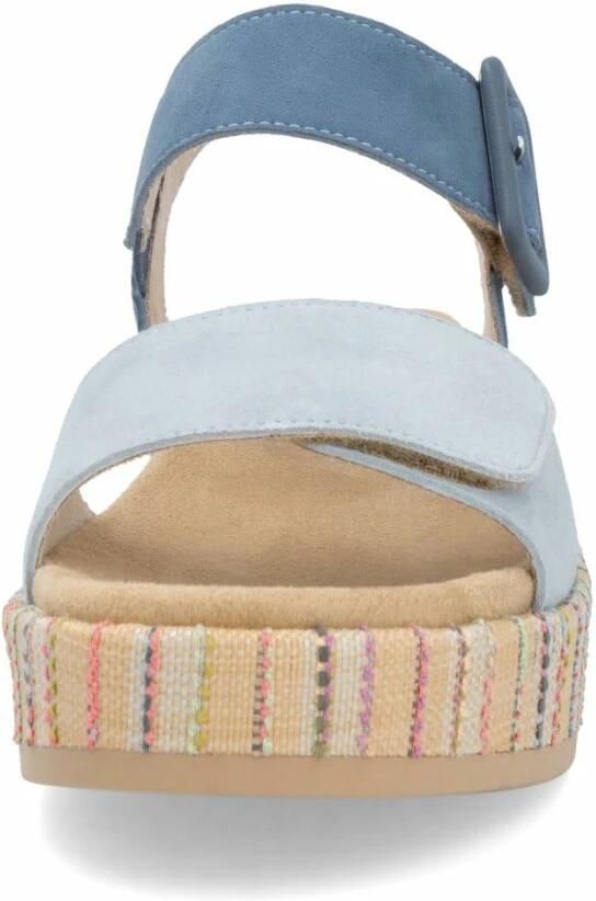 Remonte Sandaaltjes Elisabeth Hurley-Collection Sleehak zomerschoen bandjessandaal en bekleed plateau - Foto 2