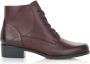 Remonte Rode Gesloten Booties Dames Enkellaarzen Red Dames - Thumbnail 2