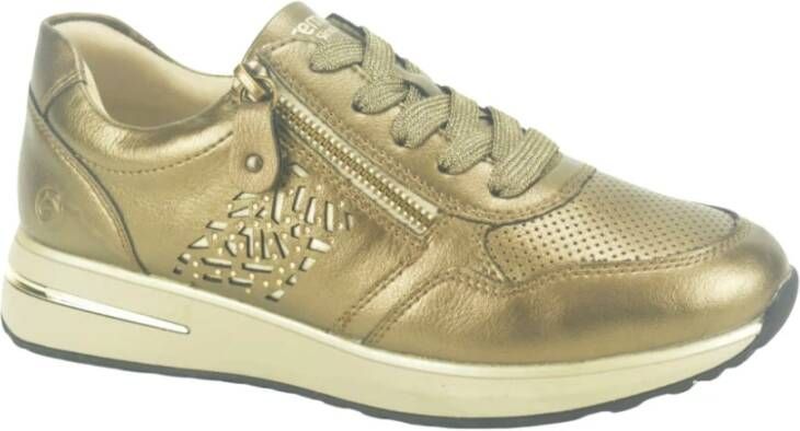 Remonte Stijlvolle Brons Runner Sneakers