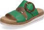 Remonte Slippers wedge heel summer shoe slippers with decorative buckle - Thumbnail 2