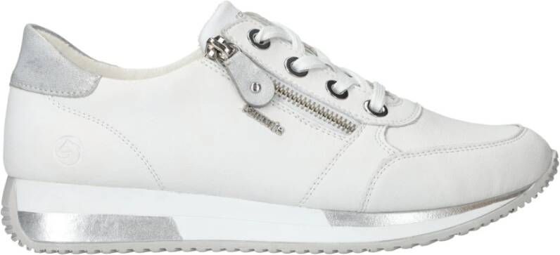 Remonte Sneakers met sleehak vrijetijdsschoen lage schoen veterschoen in smalle vorm
