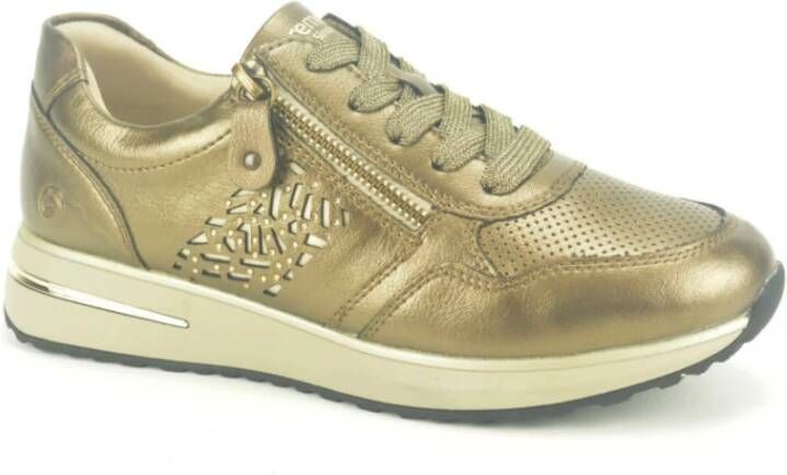 Remonte Stijlvolle Brons Runner Sneakers