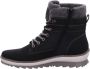 Remonte Casual Suede Booties Blauw Dames - Thumbnail 1