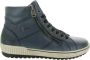 Remonte Veterschoenen platform lace-up ankle boots in crash look - Thumbnail 3