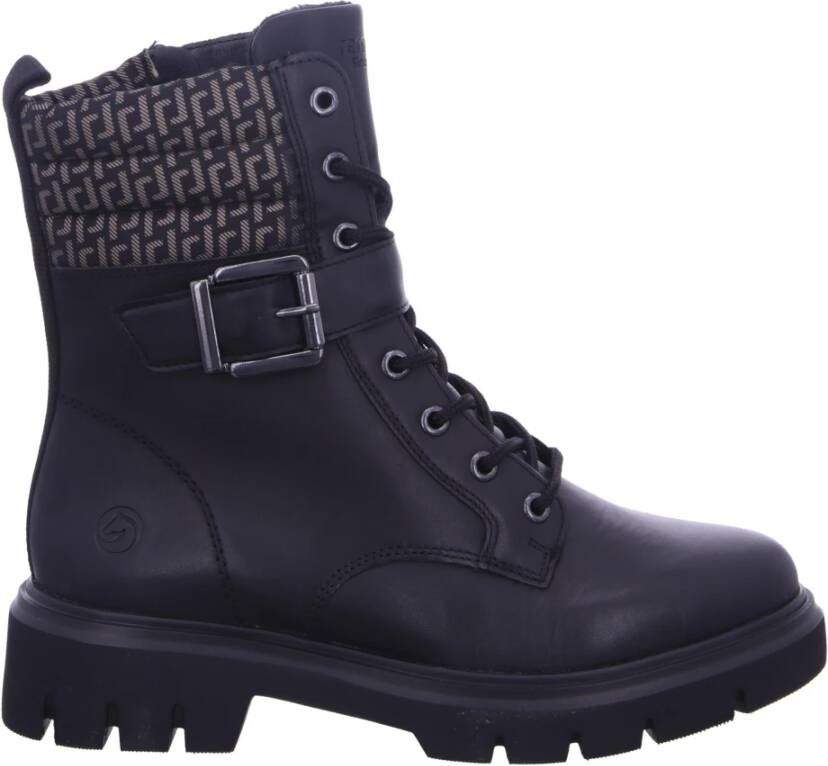 Remonte Winterlaarsjes hakken winterlaarzen veterschoenen met binnenrits