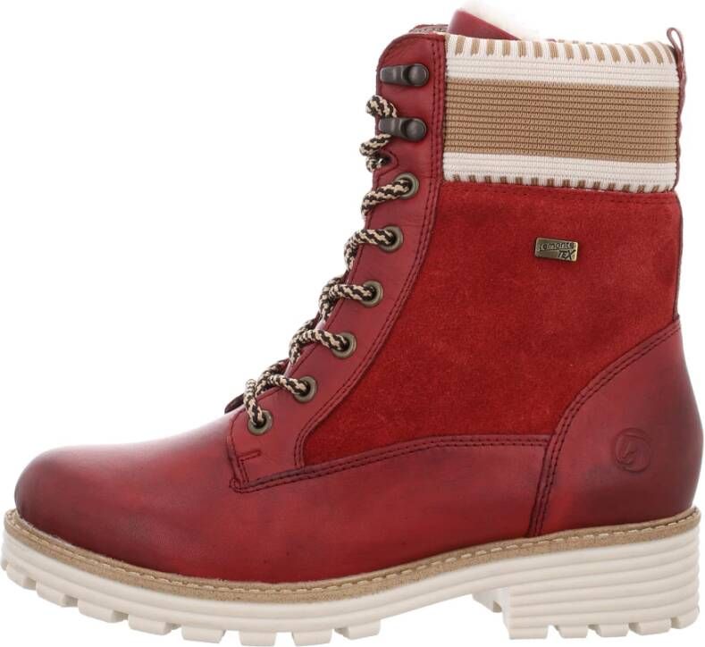 Remonte Winterlaarzen Elisabeth Hurley-Collection veterschoenen met waterafstotende tex-membraan