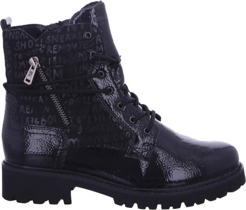 Remonte Boots D8659-03 zwart print - Foto 4