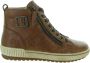 Remonte Plateausneakers vrijetijdsschoen high-top sneaker veterschoen met trendy siergesp - Thumbnail 1