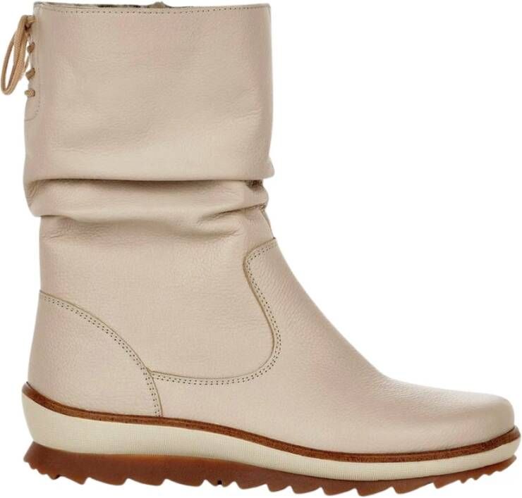 Remonte white casual closed booties Wit Dames