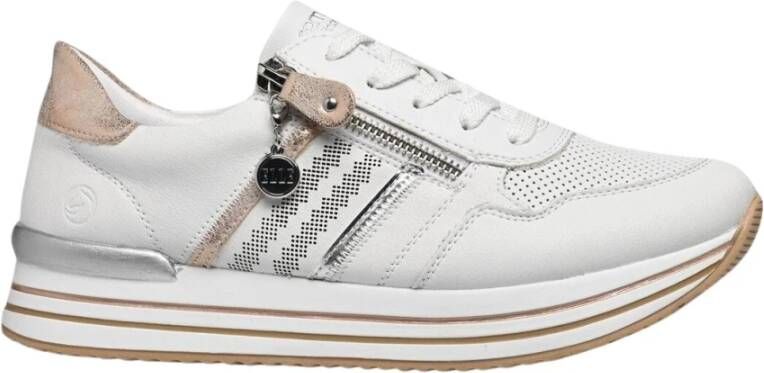 Remonte Plateausneakers ELLE-Collection met modieuze contrastafwerking vrijetijdsschoen halfhoge schoen veterschoen - Foto 17