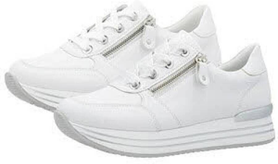 Remonte Plateausneakers vrijetijdsschoen halfschoen veterschoen met gepolsterde schacht
