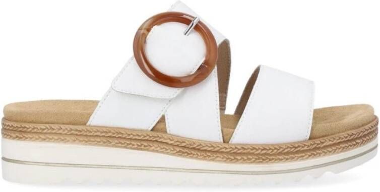 Remonte Witte Zomer Slippers Comfort Stijl