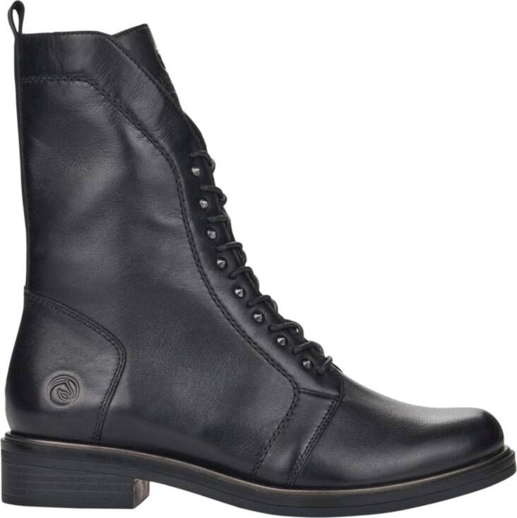 Remonte Zwarte Casual Enkellaarsjes voor Dames Black Dames