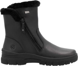 Remonte Zwarte Casual Enkellaarsjes voor Dames Black