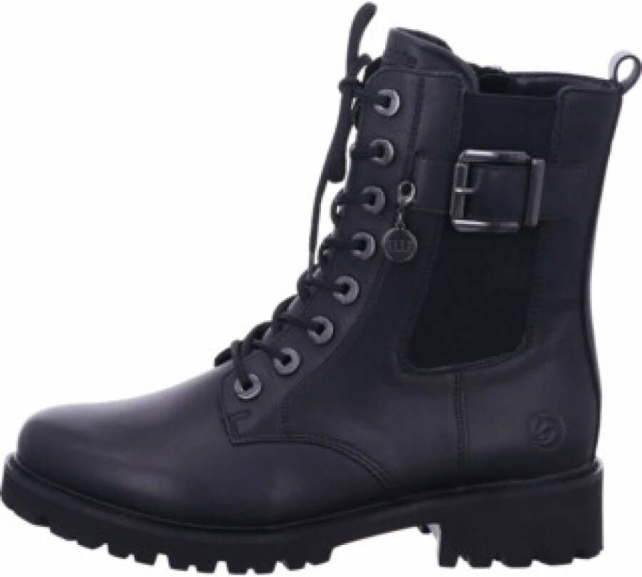 Remonte Elegante Veterschoenen met Gun Metal Details Black Dames - Foto 3