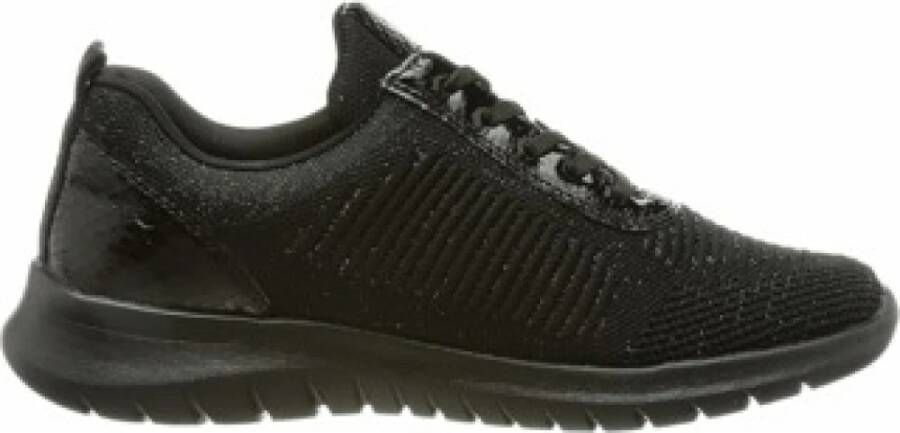 Remonte Zwarte Dames Sneaker Comfortabel en veelzijdig