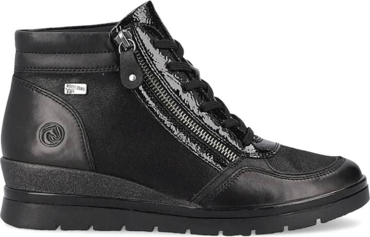 Remonte Zwarte Gesloten Booties
